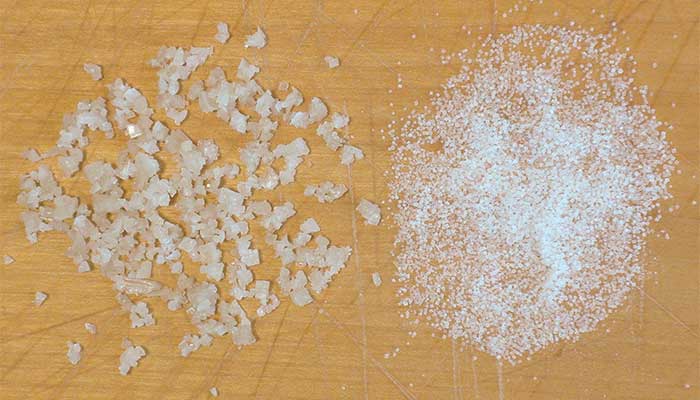 تفاوت نمک صنعتی و نمک خوراکی